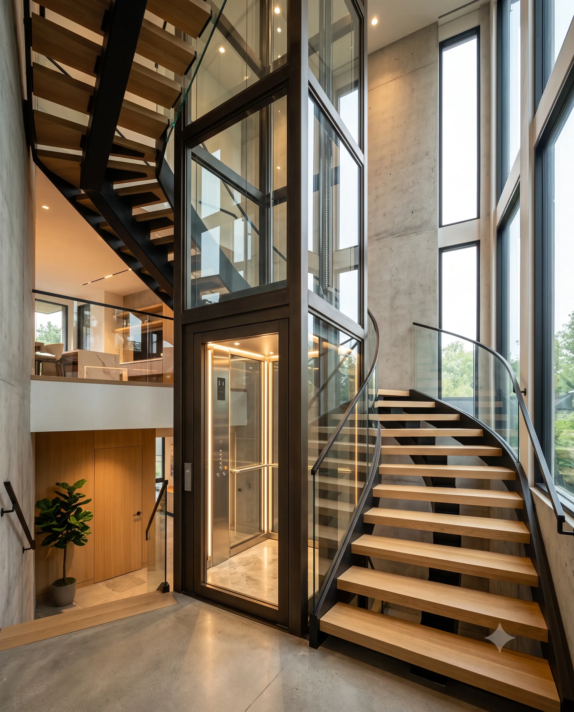 Small lift space planning